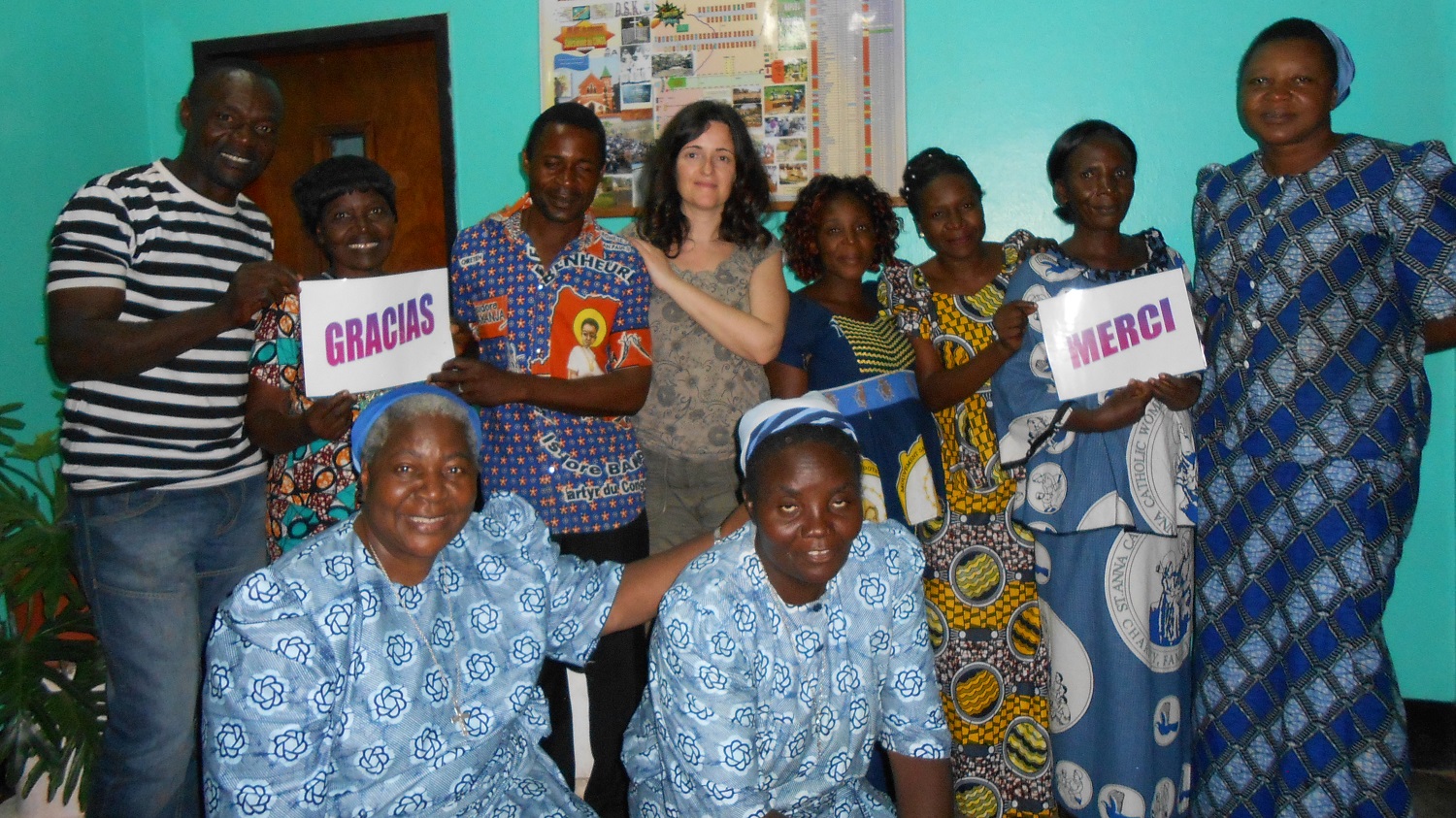 Visita a las cooperativas textiles y agrícola de las salesianas en R.D.Congo