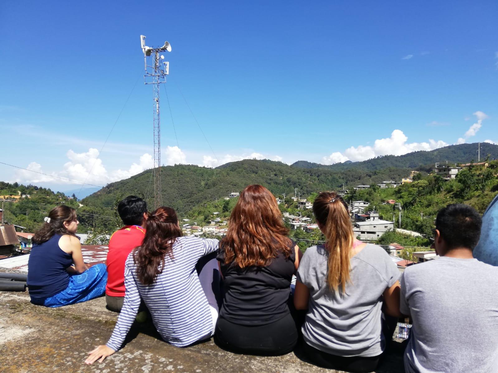 Las voluntarias se integran en la comunidad de Tepantlali