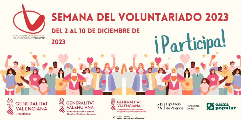 Semana del Voluntariado 2023 en Comunidad Valenciana