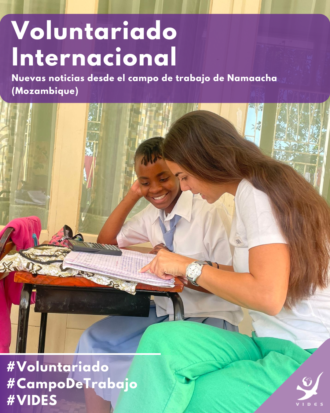PRIMERA SEMANA DE LAS VOLUNTARIAS DE VIDES EN NAMAACHA (MOZAMBIQUE)