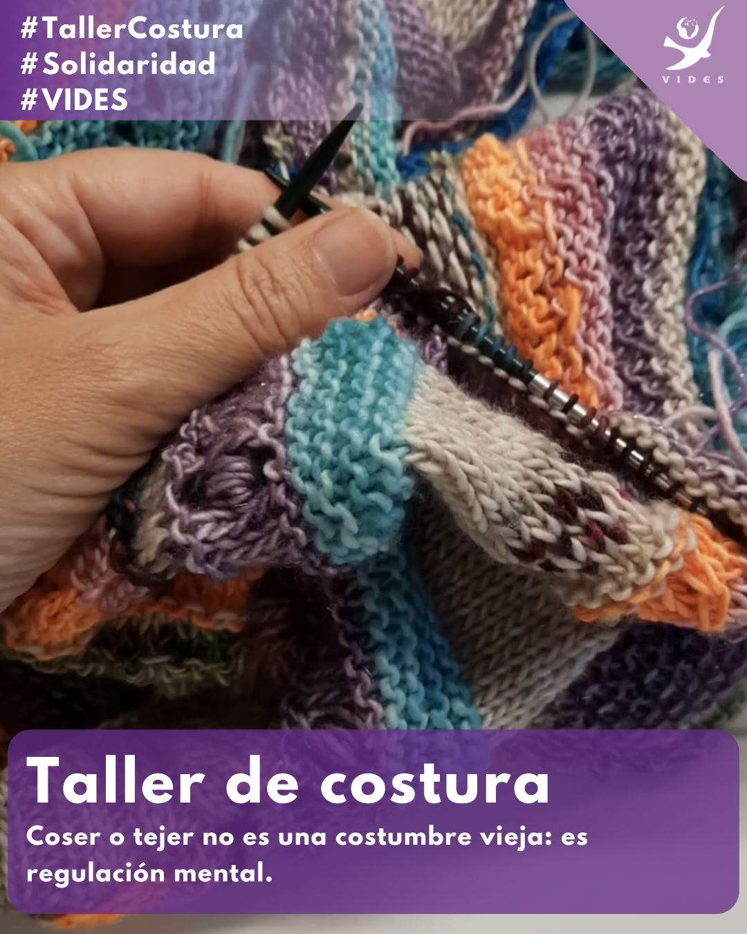 Taller de costura en nuestra delegación valenciana
