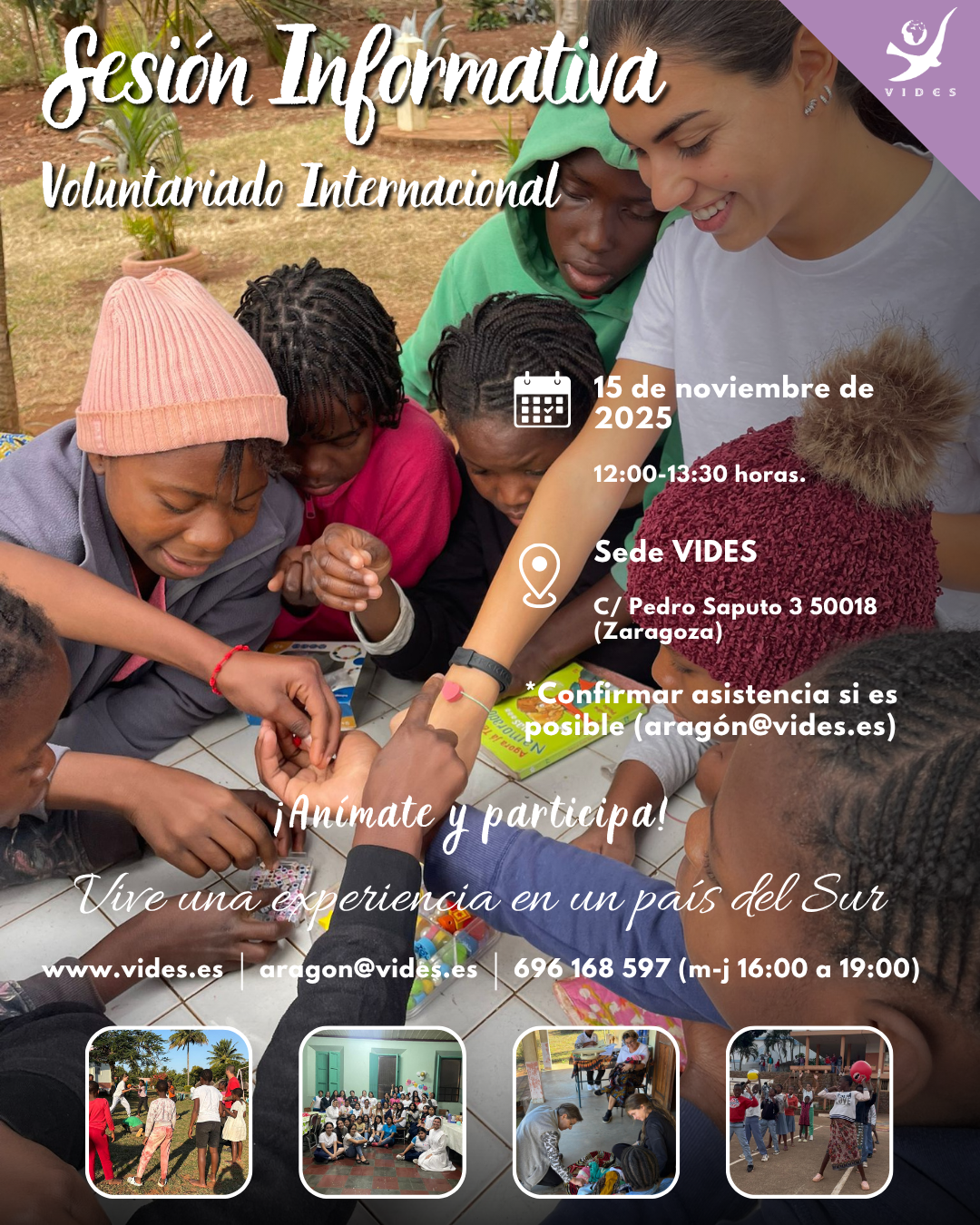 Programa de Voluntariado 2026: Sesión Informativa en la delegación de Aragón.