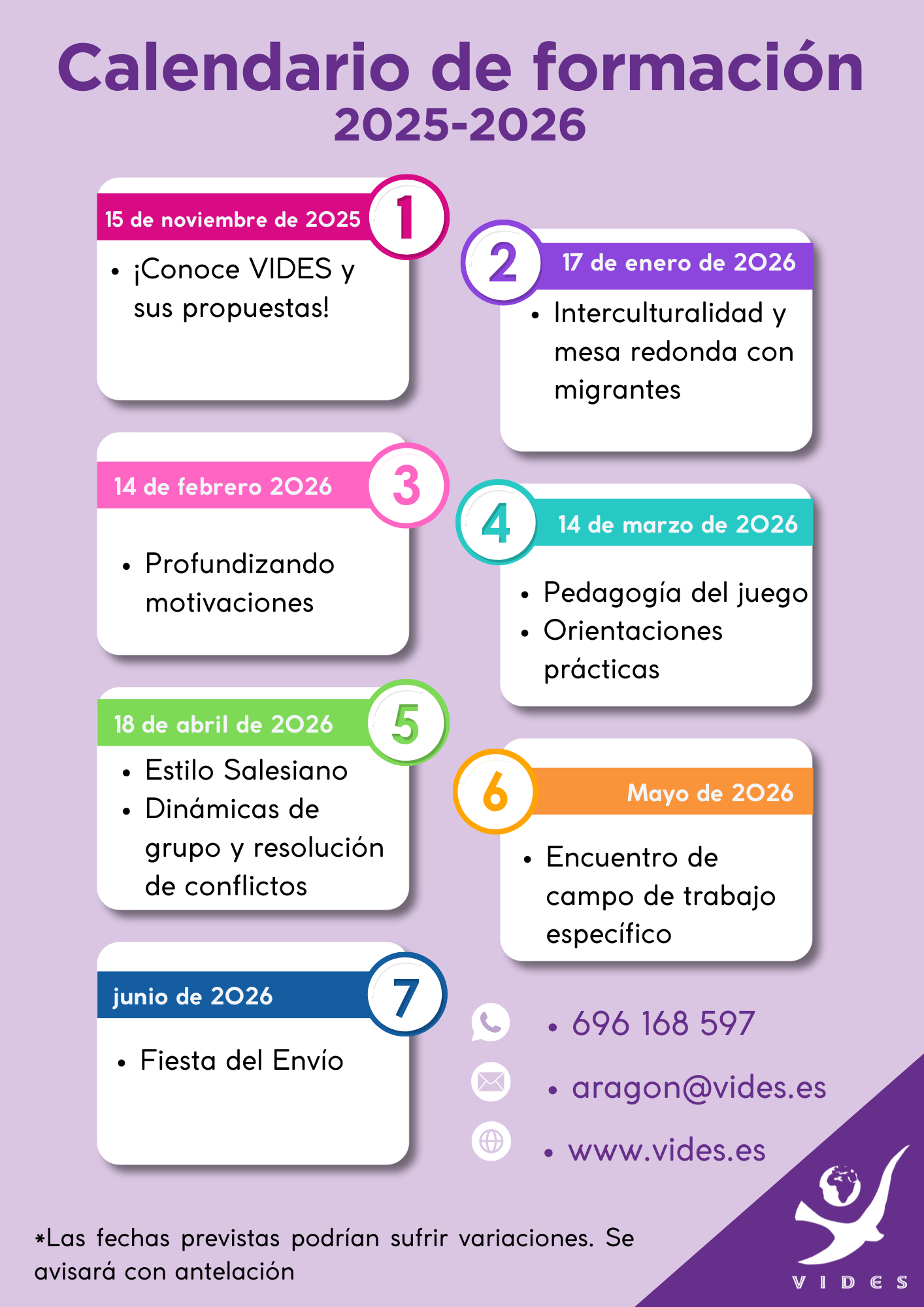 Curso de Formación 2025/26 en la Delegación de Aragón