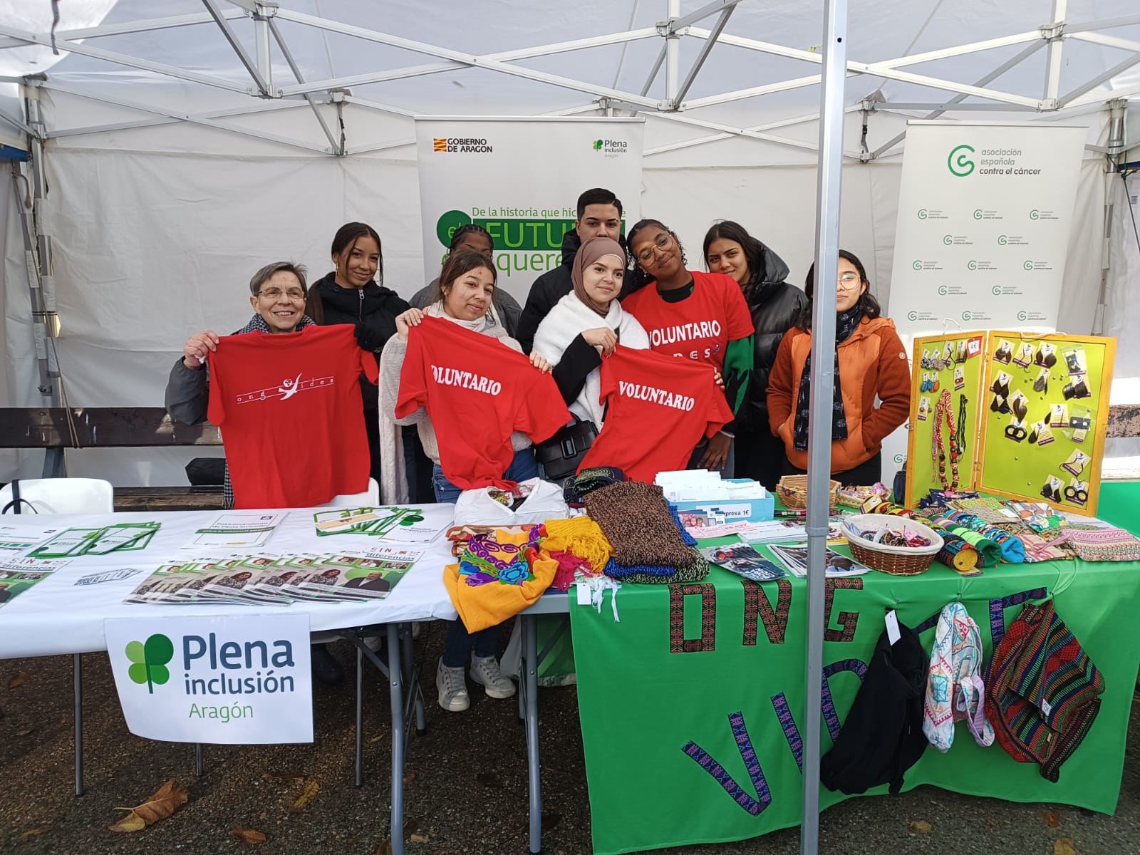 STAND VIDES EN IV FERIA DEL VOLUNTARIADO DE LA UNIVERSIDAD DE ZARAGOZA