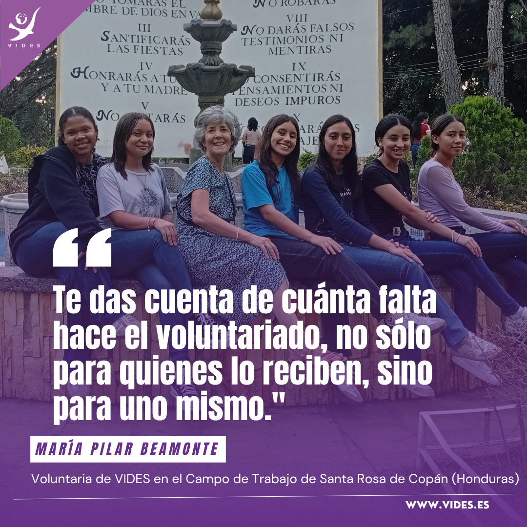 El voluntariado también transforma a quien lo vive: el testimonio de María Pilar
